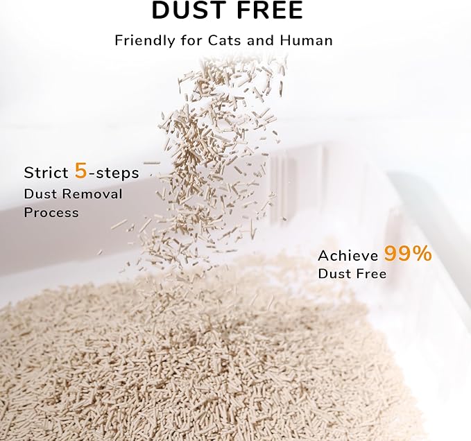 FUKUMARU Corn Tofu Cat Litter 4*2.7 kg/6 LB (4 Package) - Image 3